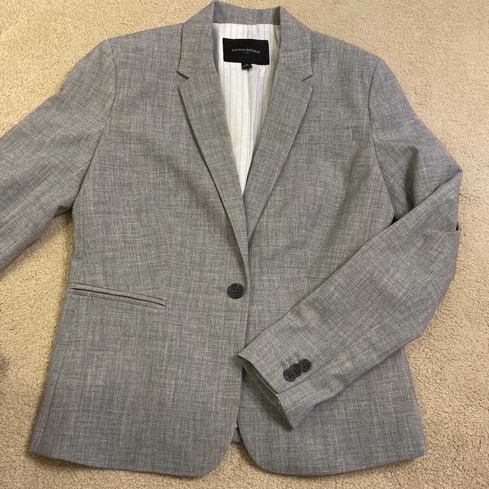 Banana Republic- grey blazer - never worn